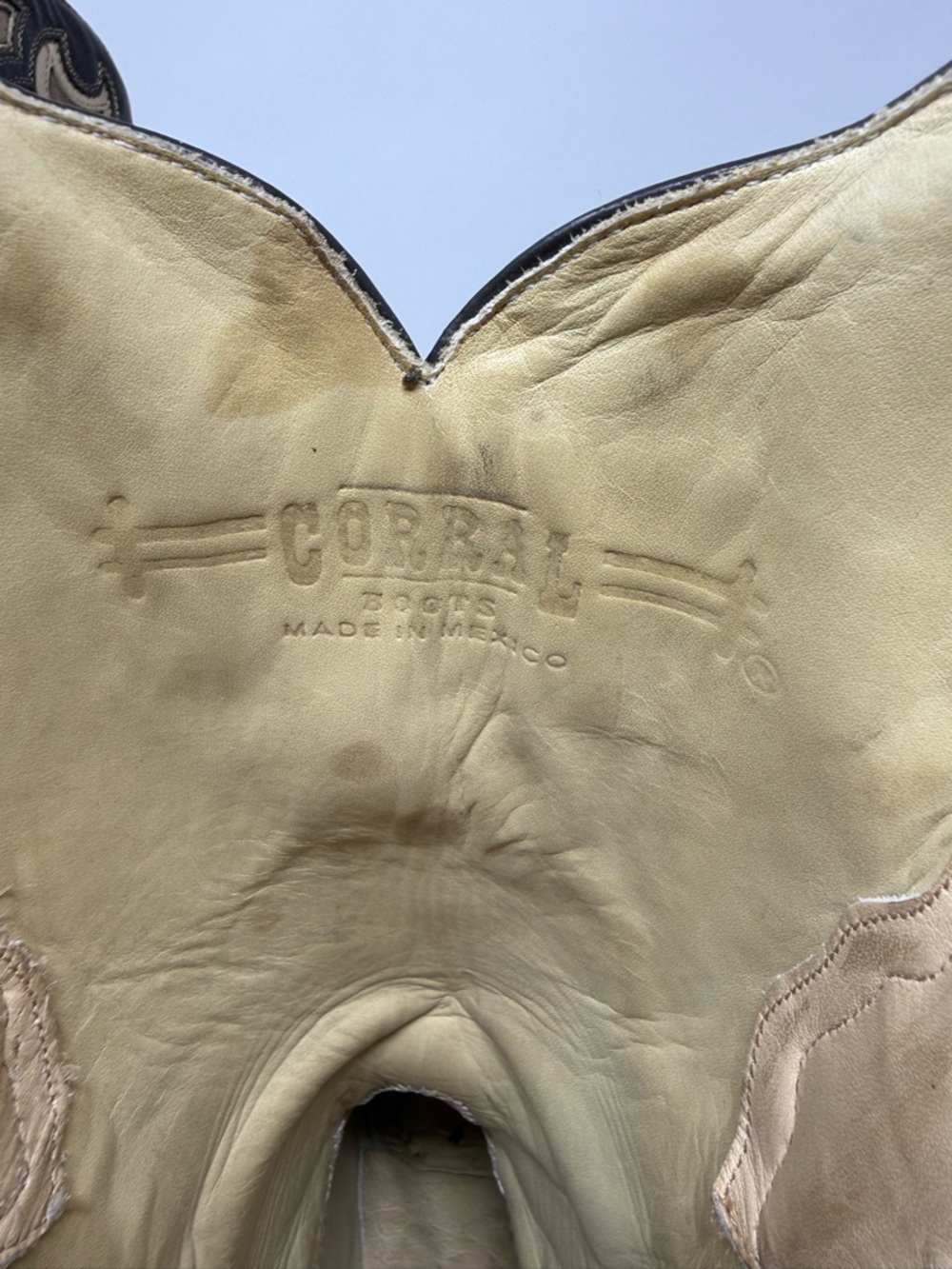 Women's Corral Boots Tan Western Embroidered Cowboy Boots Sz 8M (VTNCXE) - Picture 6 of 7